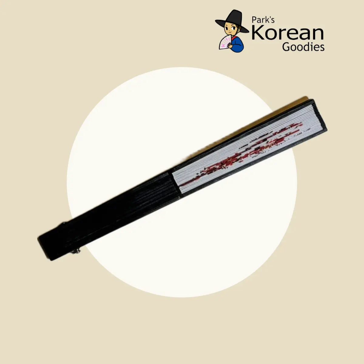 Plum Blossom Design Folding Fan