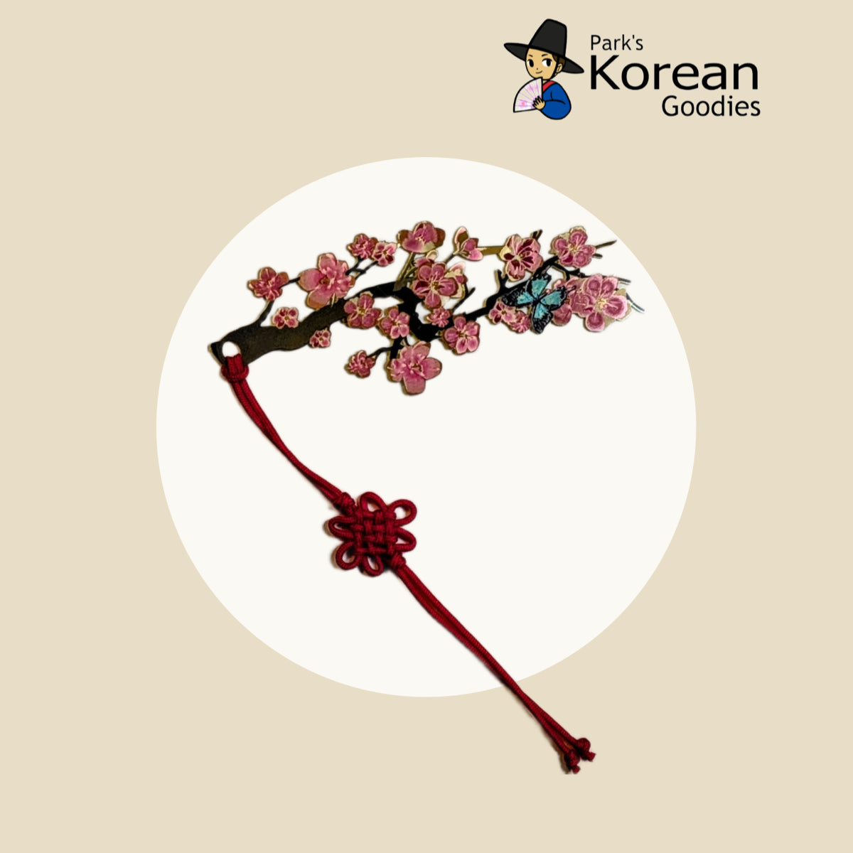 Plum Blossom Bookmark