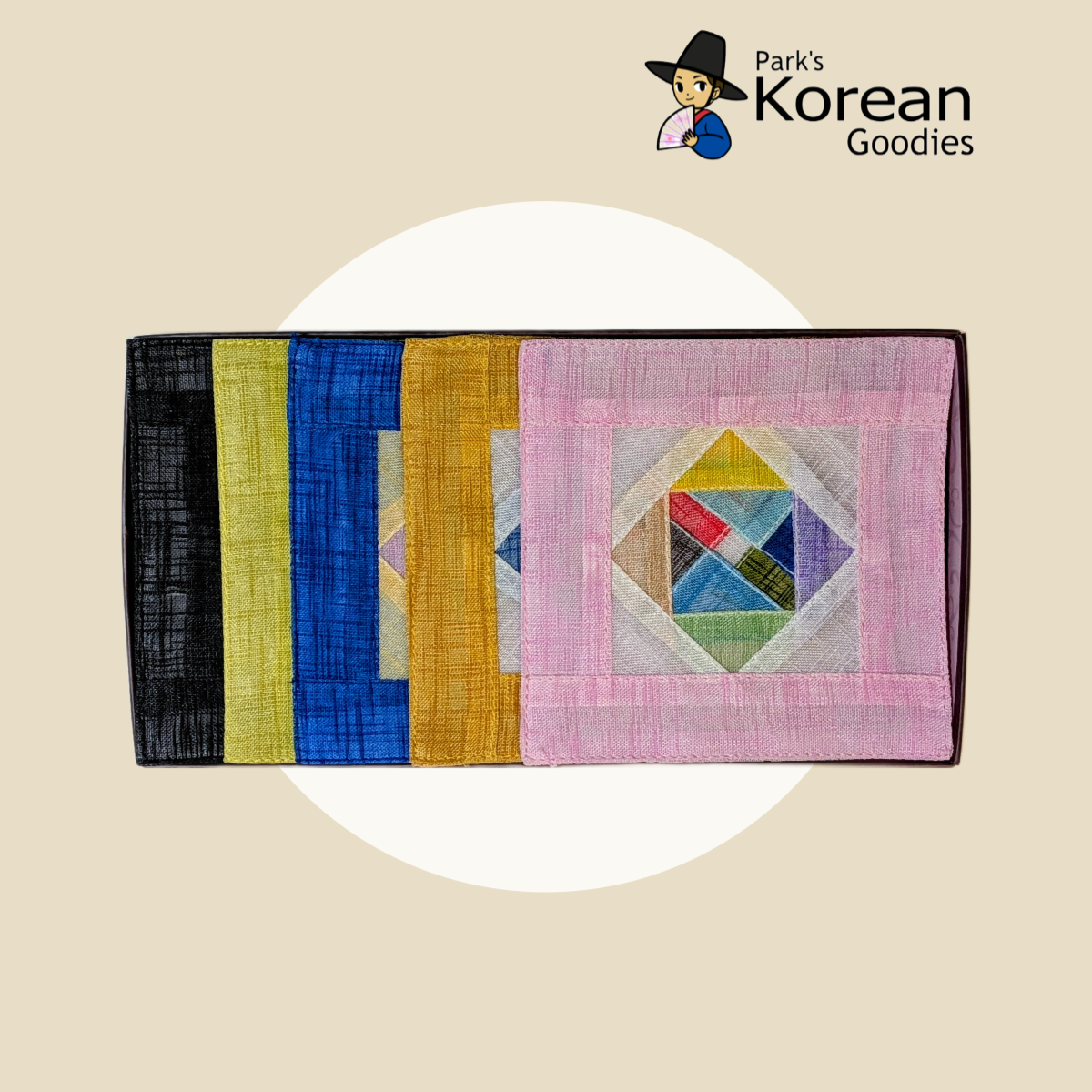 Jogakbo Mosaic Coaster Set