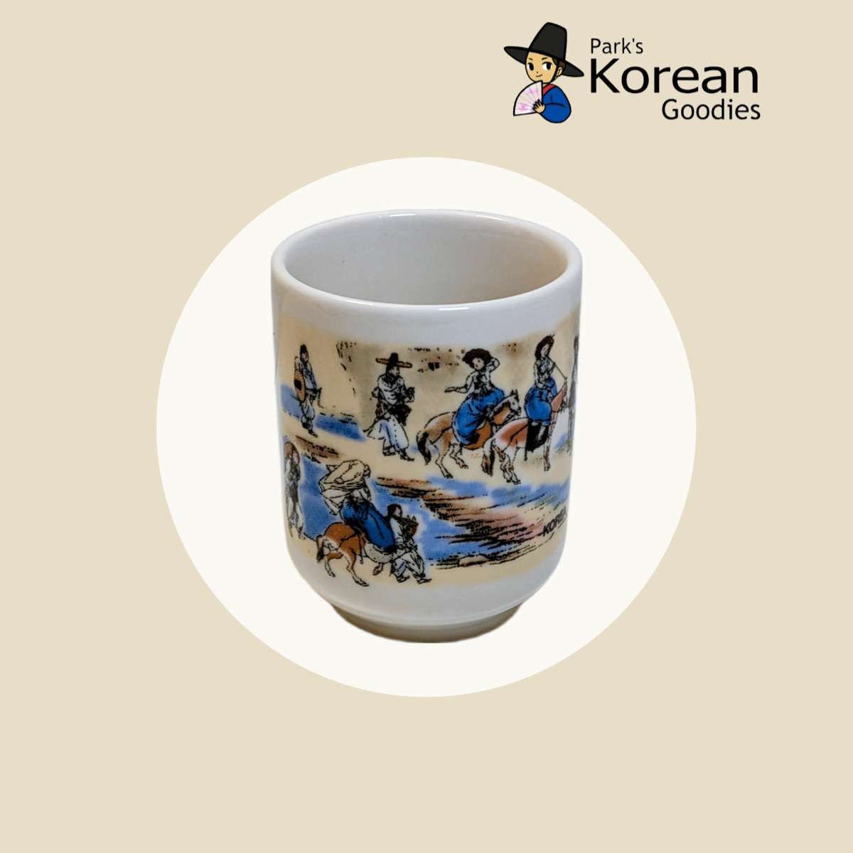 Soju Glass Set featuring Shin Yun-bok’s iconic paintings