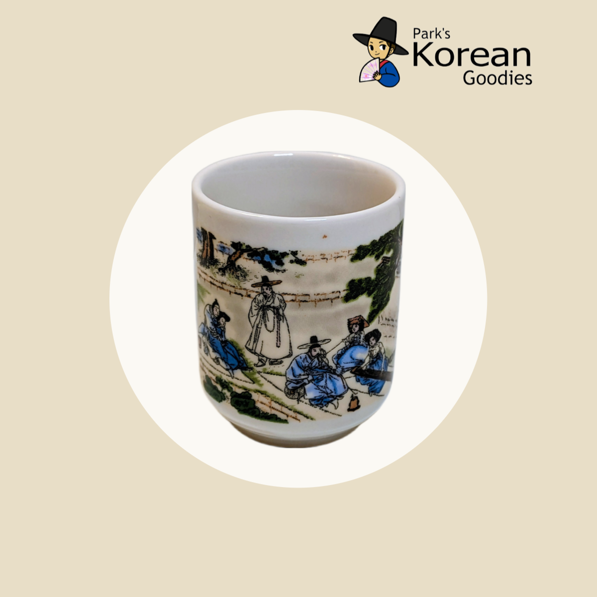 Soju Glass Set featuring Shin Yun-bok’s iconic paintings