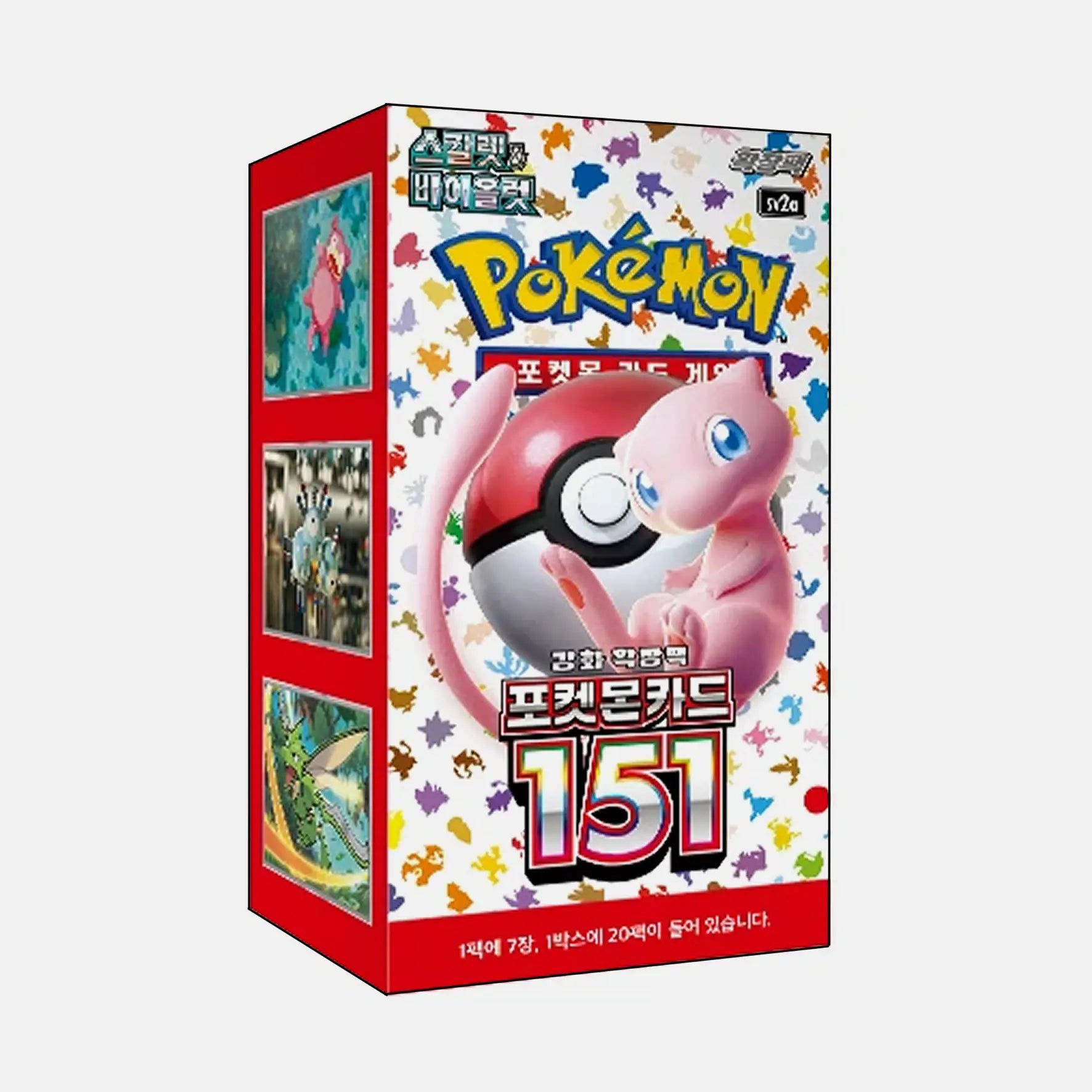 Pokemon TCG Scarlet & Violet 151 SV2A Korean Booster Box (20 Booster Packs) Park's Korean Goodies