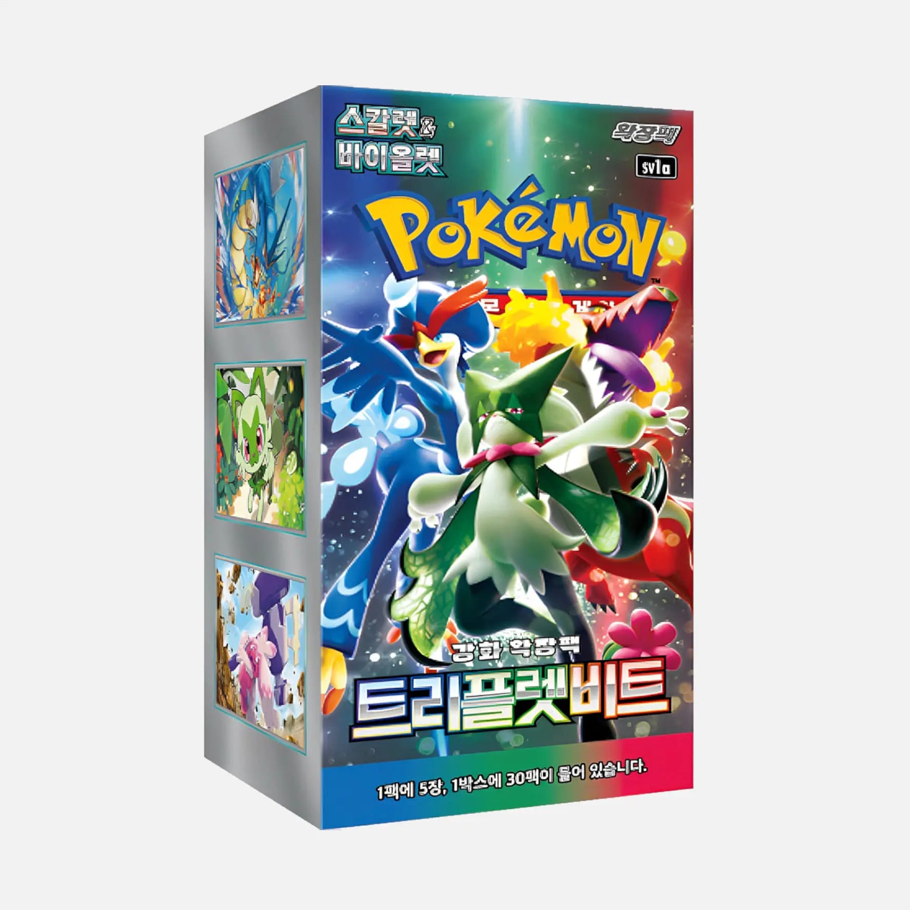 Pokemon TCG Triplet Beat SV1A Korean Booster Box (30 Booster Packs) Park's Korean Goodies